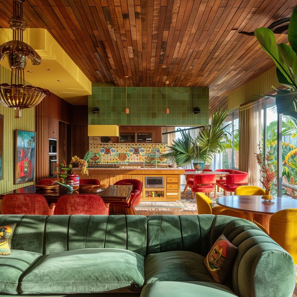 Green Living Room